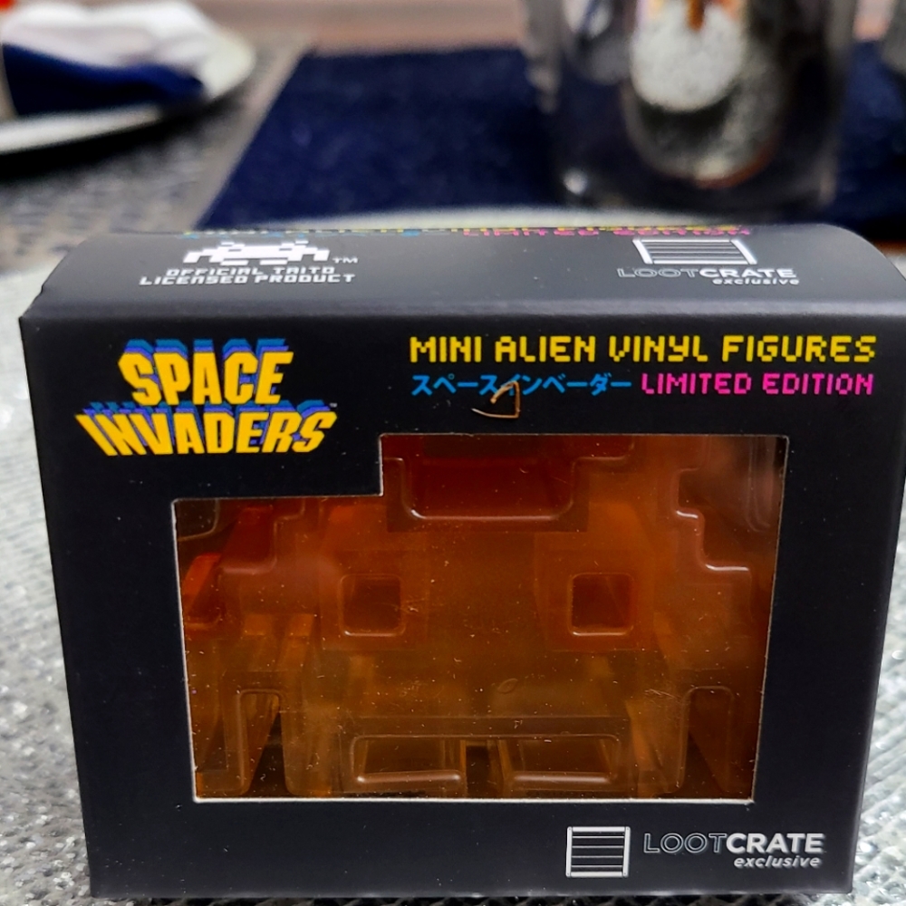 Space Invaders Limited Edition Mini Alien Vinyl Figure Collectible SEALED Age14+